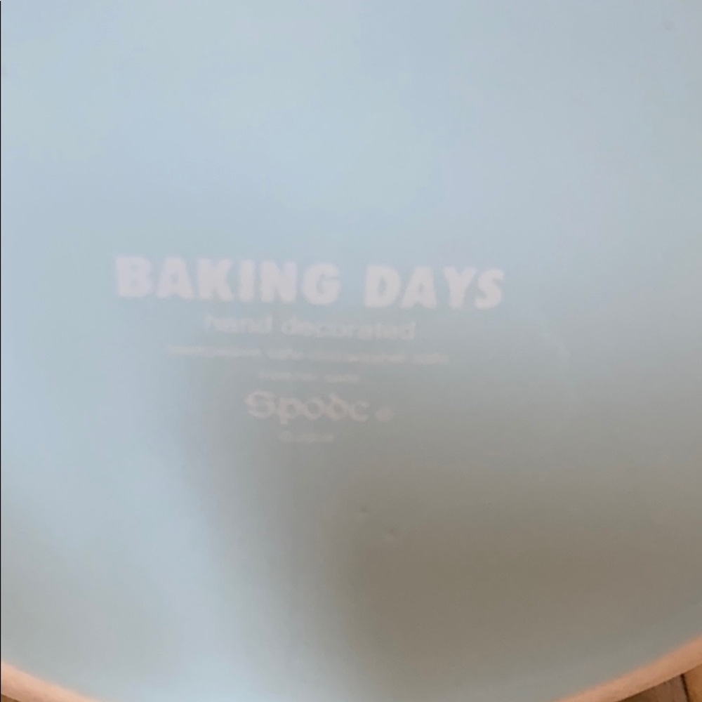 Spode blue white polka dot hand painted canister - Picture 6 of 7